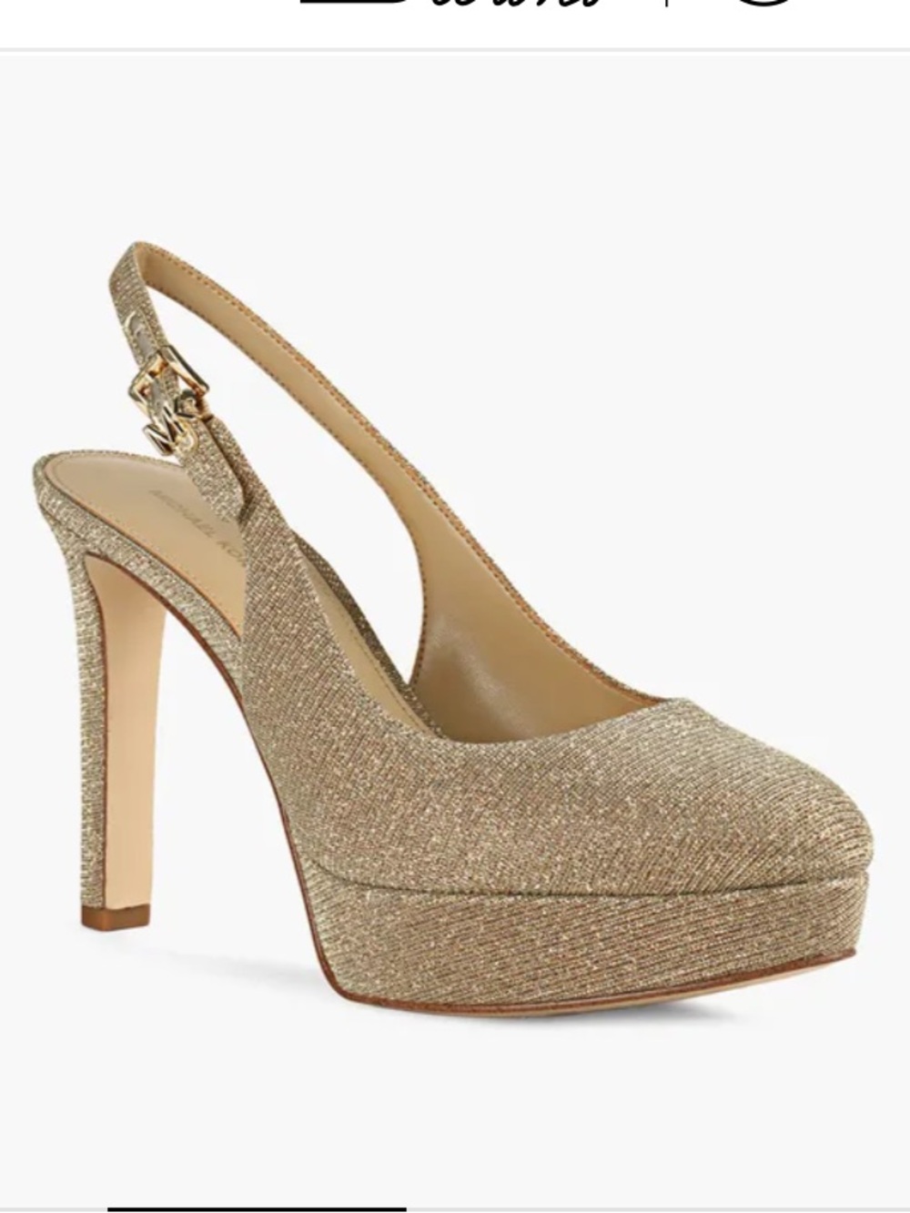 MICHAEL KORS
TRACY PLATFORM SLING PUMP
$198.00 worn only in a photo